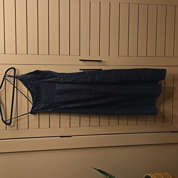 Faithfull The Brand Soko Linen Midi Dress size 8 - Picture 6 of 11